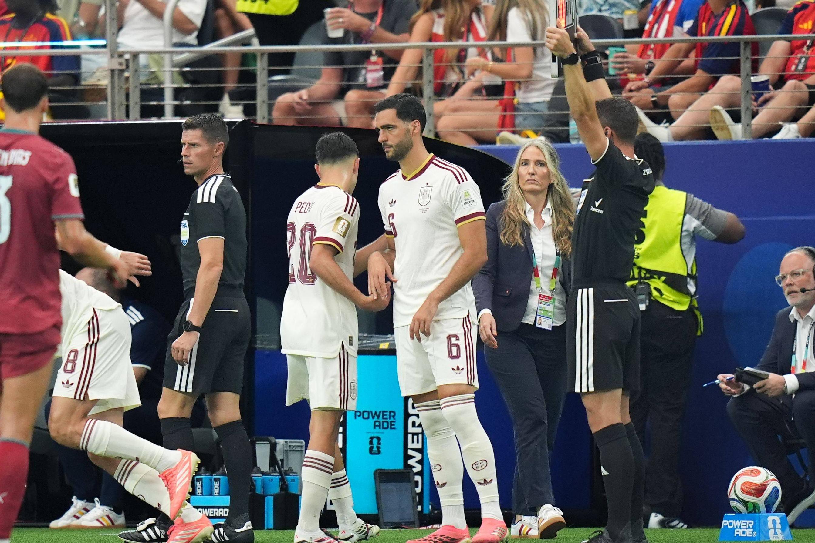 Merino entrou para dar vantagem a Espanha