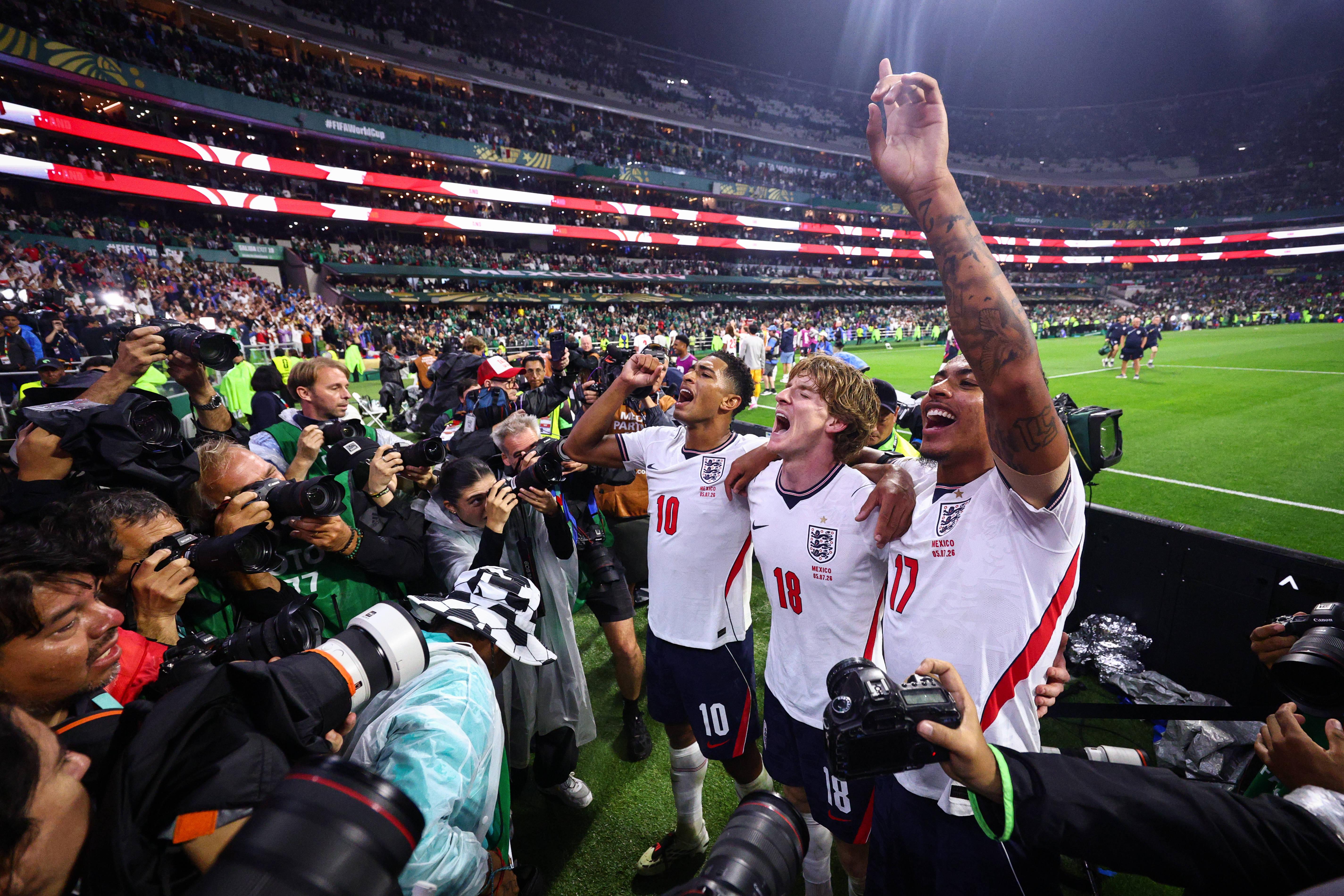 As melhores imagens do México-Inglaterra