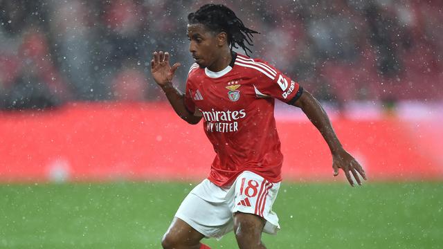 Leandro Barreiro, médio luxemburguês, reforçou o Benfica em 2024/25, vindo do Mainz, clube onde se formou/iniciou carreira sénior. Com contrato até 2029, soma 97 partidas, 11 golos e 10 assistências pelo emblema da Luz - Foto: A BOLA/Miguel Nunes