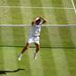 Fabio Covolli, tenista italiano, a festejar à Ronaldo em Wimbledon