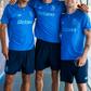 Kiwior, Bednarek e Pietuszewski voltaram
a reunir-se no Olival depois de concluído o período de férias — Foto: FC Porto