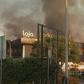 Incêndio consome loja em Carnaxide perto de posto de combustível