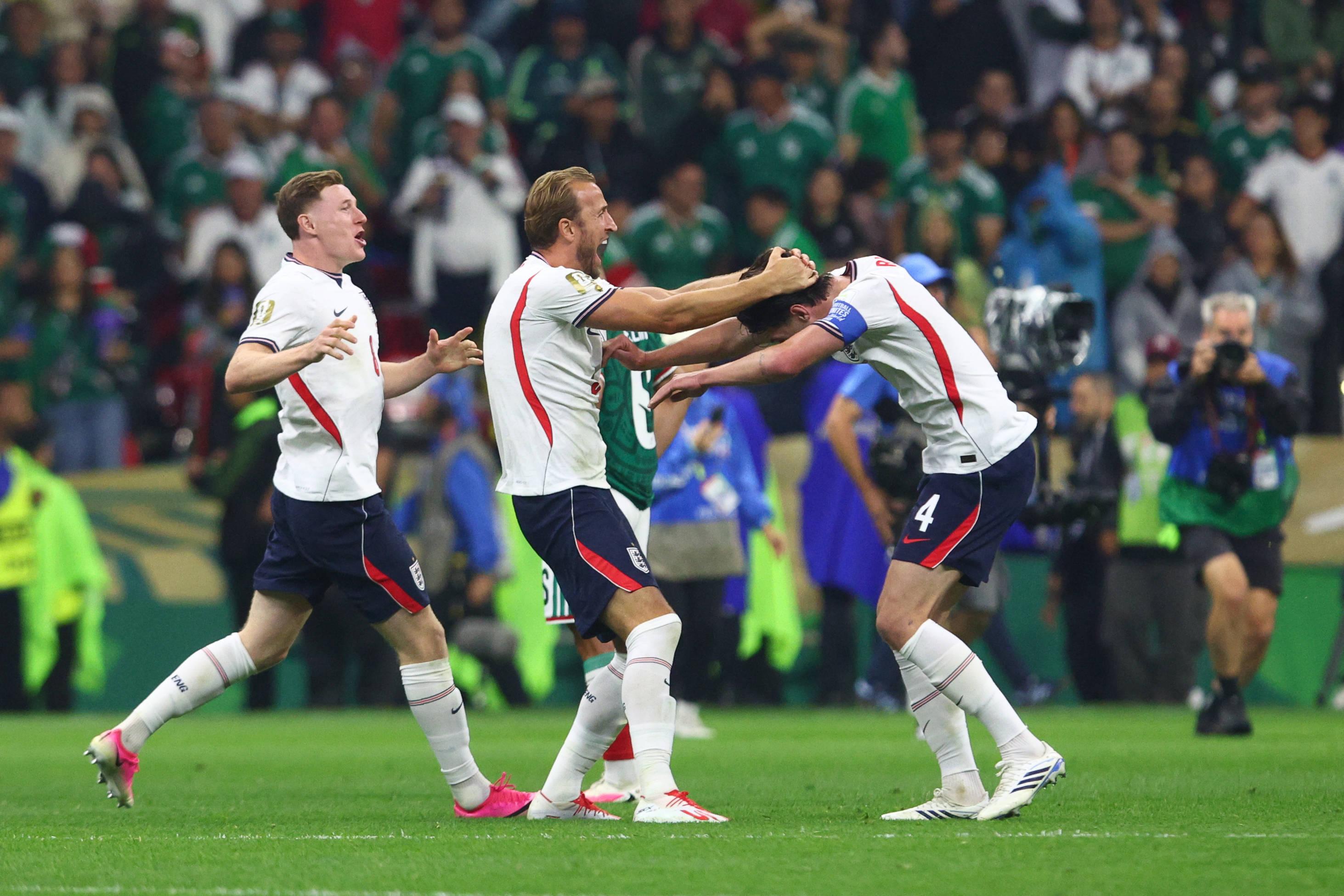 As melhores imagens do México-Inglaterra