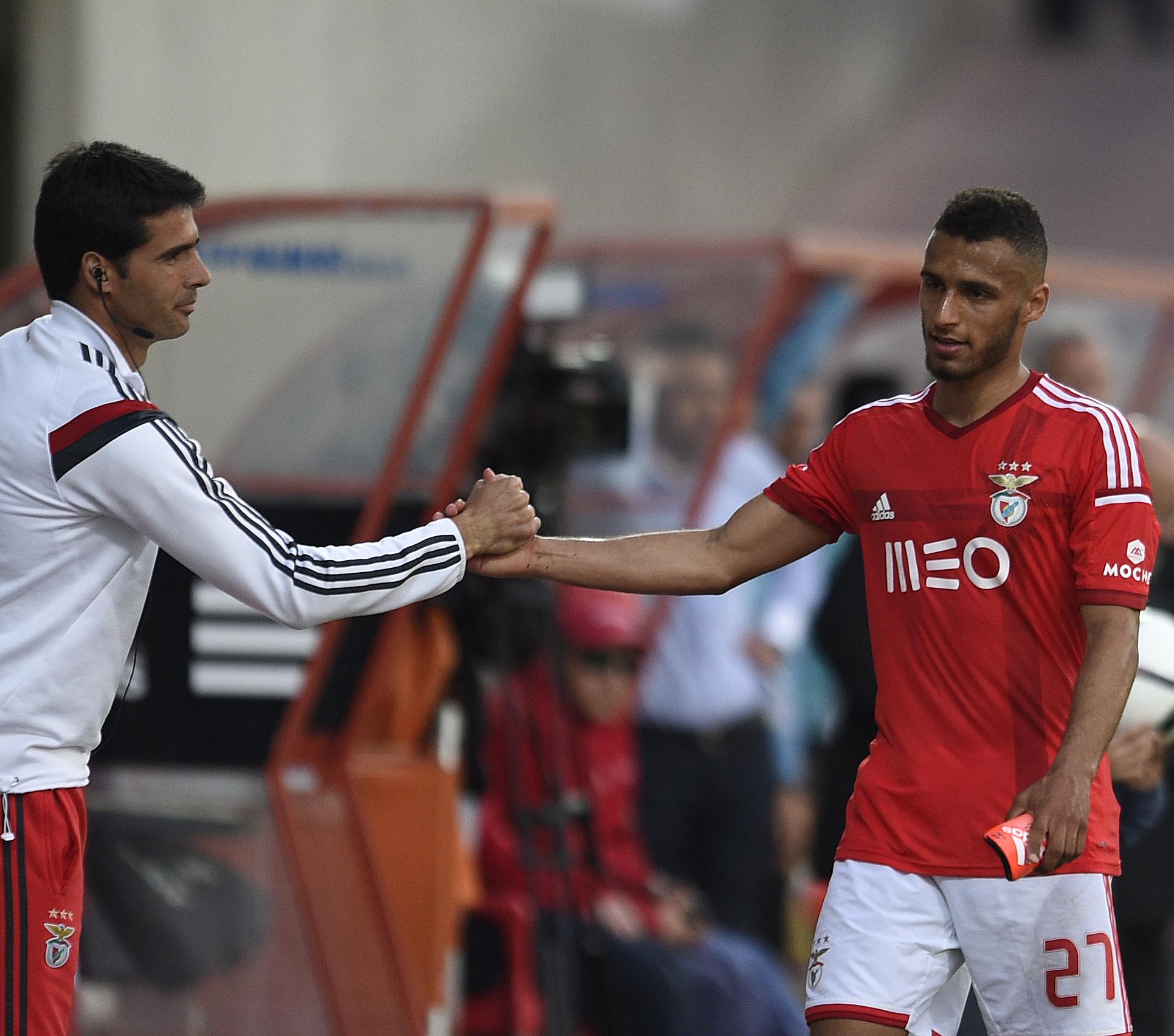 Hany Mukhtar, médio ofensivo alemão, rumou ao Benfica em 2015, vindo do Hertha, mas só realizou um jogo pela equipa principal (e outro pela equipa B), antes de regressar ao clube de Berlim - Foto: A BOLA/André Alves