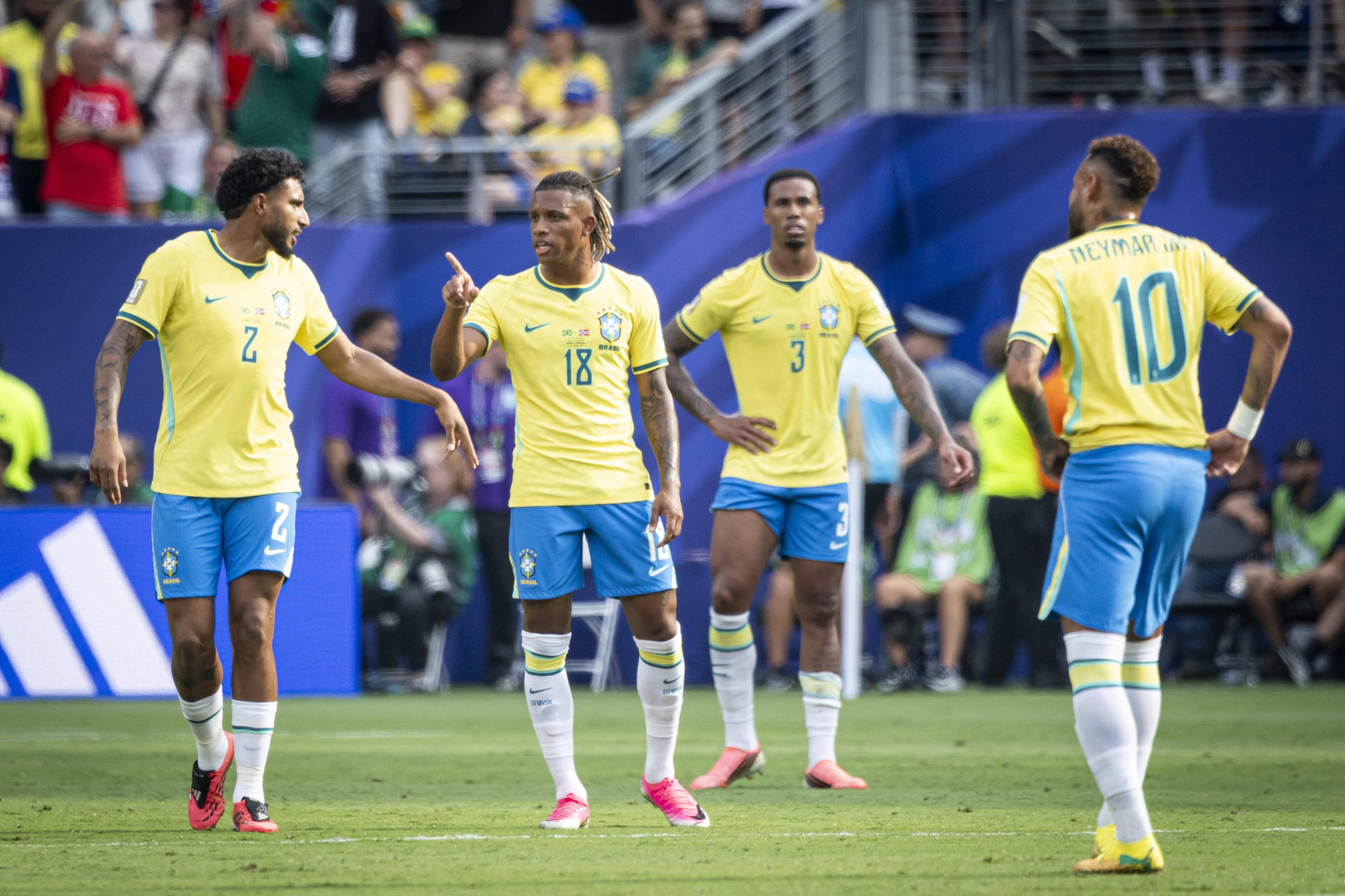 Jogadores do Brasil