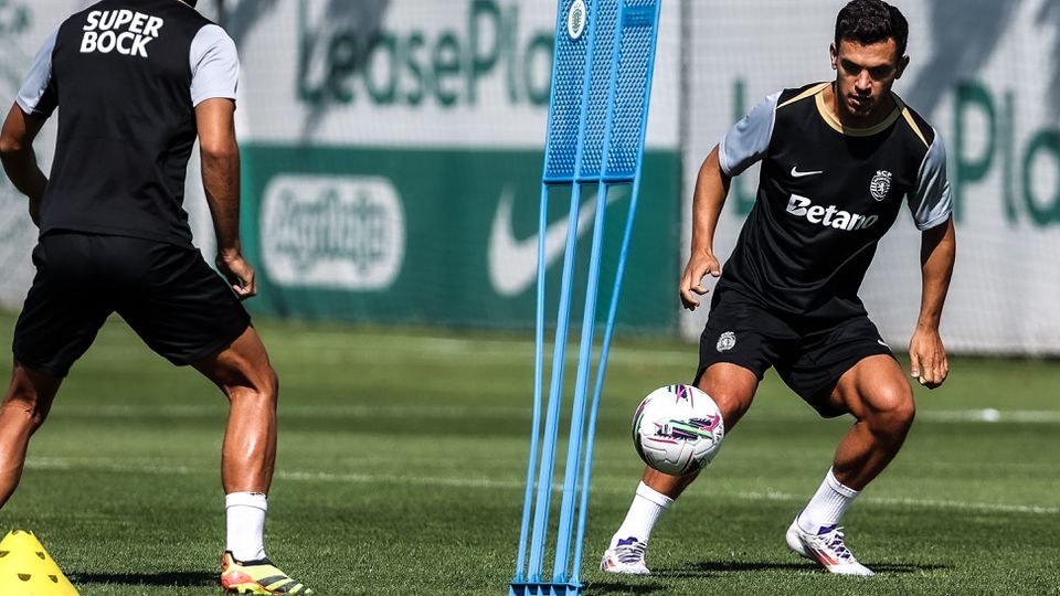 Sporting: Pedro Gonçalves continua à parte e mais distante do Rio Ave