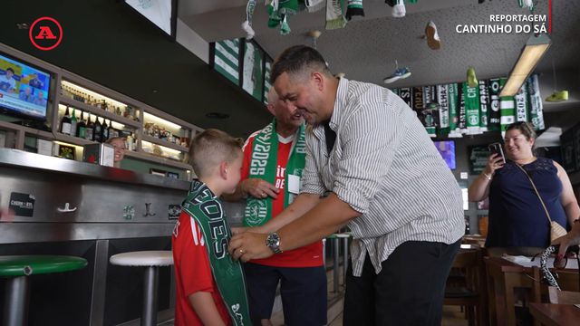 Reportagem no 'cantinho' dos sportinguistas