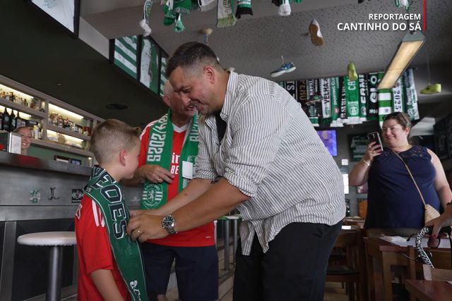 Reportagem no 'cantinho' dos sportinguistas