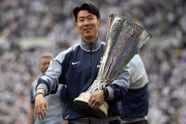 Son Heung-min na conquista da Liga Europa da época passada
Foto: IMAGO