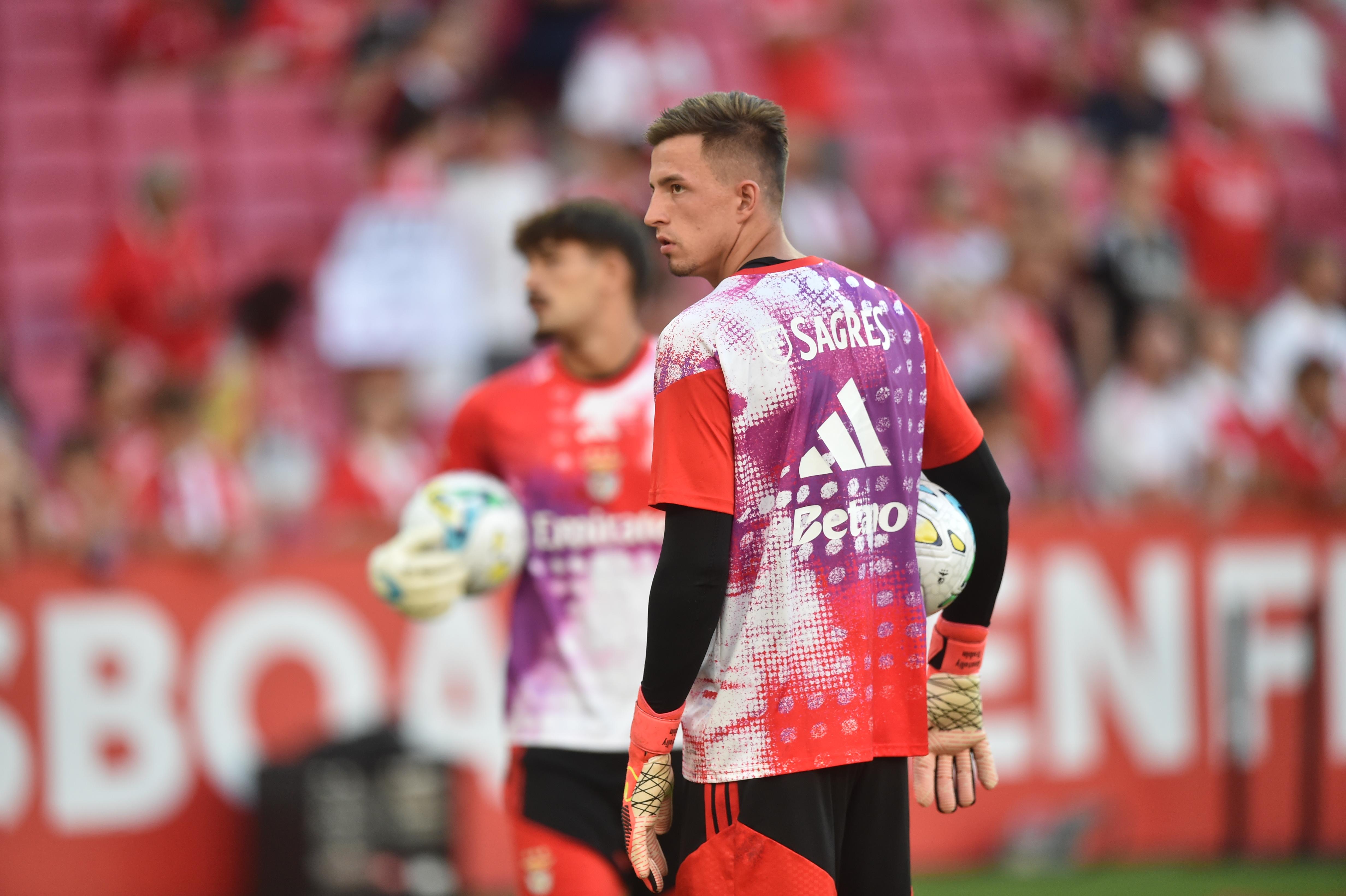 Trubin foi relegado para o banco no jogo do Benfica com o Hearts - Foto: Miguel Nunes
