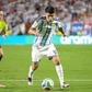 Thiago Almada com a camisola da Argentina
