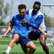 Pepê e Zaidu no treino matinal - Foto: FC Porto
