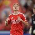 Andreas Schjelderup festeja golo marcado ao Hearts - Foto: Miguel Nunes