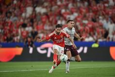 Rafa voltou a apresentar-se em bom nível frente ao Hearts - Foto: Miguel Nunes
