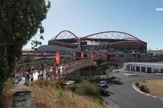 Está assim o ambiente na Luz antes do Benfica-Hearts