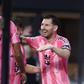 Messi sorriu em dose dupla
