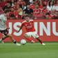 Prestianni em ação no jogo com o Hearts - Foto: Miguel Nunes