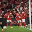 Festejos no golo de Pavlidis contra o Hearts (Foto: Miguel Nunes)