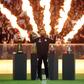 Espetáculo de pirotecnia na apresentação de Vozinha no Estádio Monumental, do Chile - Foto: Colo-Colo