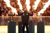 Espetáculo de pirotecnia na apresentação de Vozinha no Estádio Monumental, do Chile - Foto: Colo-Colo