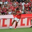 Bah esteve na origem do primeiro golo do Benfica ao Hearts - Foto: Miguel Nunes