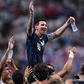 Festejos de Messi e da Argentina