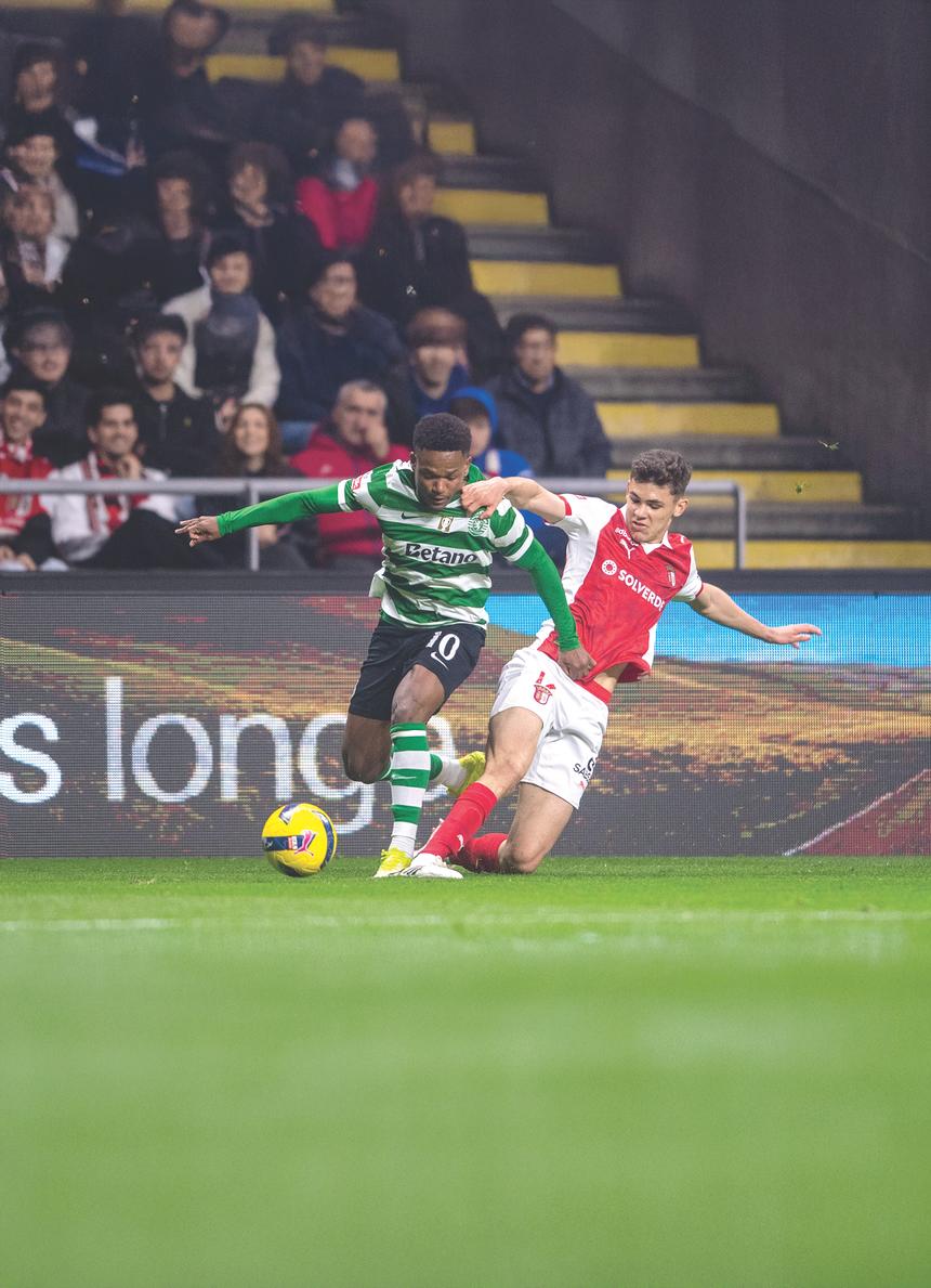 Sporting e SC Braga defrontam-se em outubro e em março para a Liga. Foto IMAGO