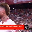 Sergio Ramos não escondeu as lágrimas no regresso ao Sevilha