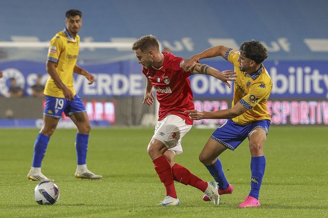 Foi na Amoreira que os açorianos lograram a estreia a vencer neste campeonato (Foto: Manuel de Almeida/LUSA)