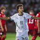 João Félix festeja golo marcado à Armenia (Foto: LUSA/JOSE SENA GOULAO)