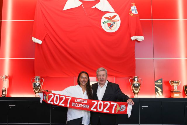 Carissa Boeckmann assinou contrato até 2027 (Foto: Benfica)
