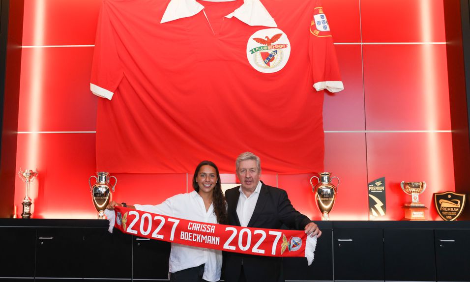 Carissa Boeckmann assinou contrato até 2027 (Foto: Benfica)