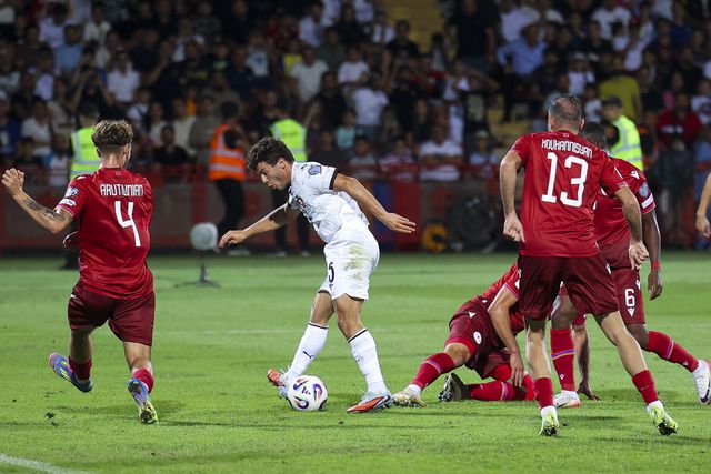 João Neves em ação frente à Arménia (JOSE SENA GOULAO/LUSA)