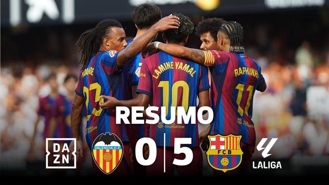 Demolidor! Barcelona aplica 'chapa 5' com bis de Lamine Yamal (resumo)