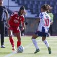 Catarina Amado em lance com Maria Negrão - Foto: PAULO NOVAIS/LUSA