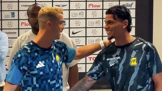 Veja como Cristiano Ronaldo deu as boas-vindas a Richard Ríos na Arábia Saudita