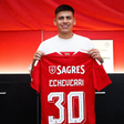 Claudio Echeverri, reforço do Benfica - Foto: SL BENFICA