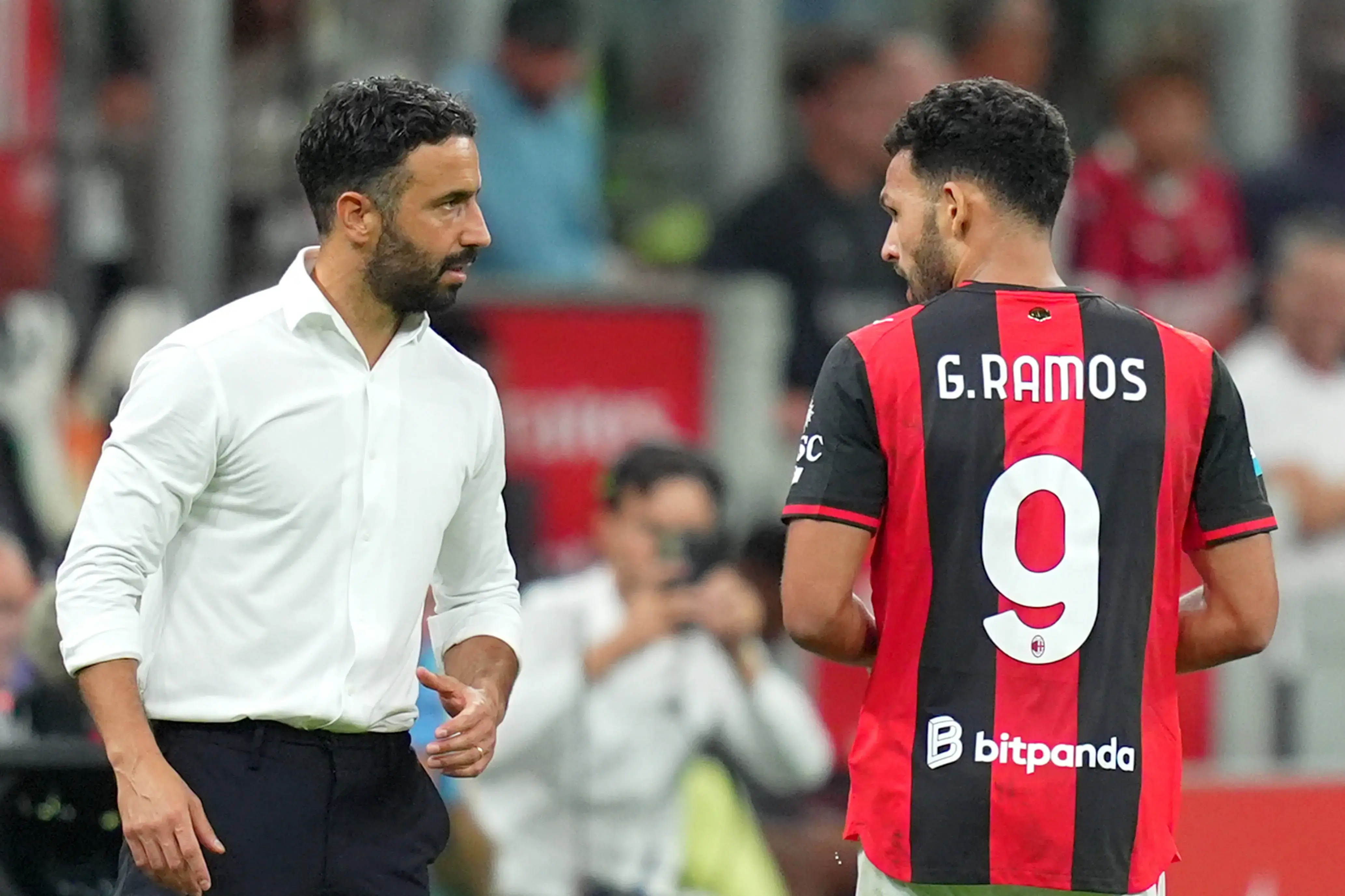 Gonçalo Ramos é treinador por Ruben Amorim no Milan - foto: IMAGO
