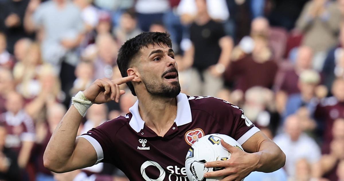 Cláudio Braga fez o primeiro golo do Hearts