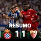 Reta final dramática salva ponto para o Espanhol frente ao Sevilha (resumo)