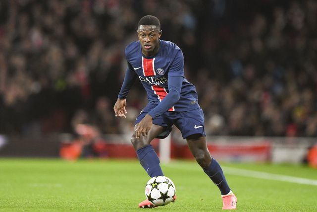 Nuno Mendes em jogo pelo PSG