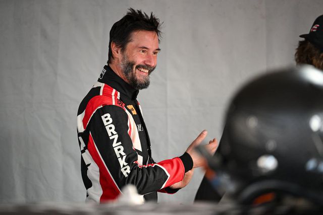 Ator Keanu Reeves estreou-se numa corrida profissional