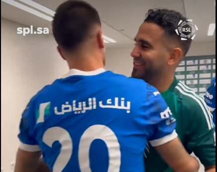 Vídeo: o reencontro de Cancelo e Mahrez na Arábia Saudita