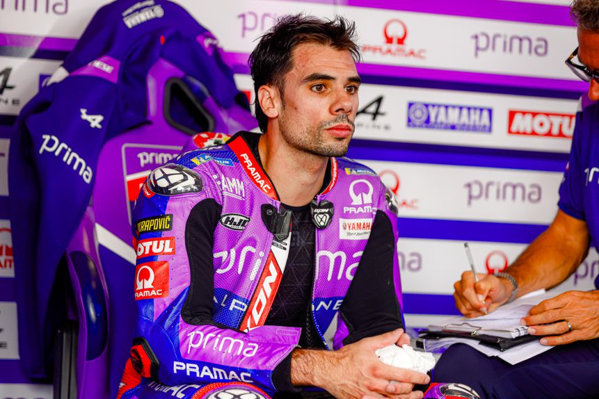 O piloto português Miguel Oliveira (Prima Pramac) na temporada 2025 de MotoGP. Foto Yamaha