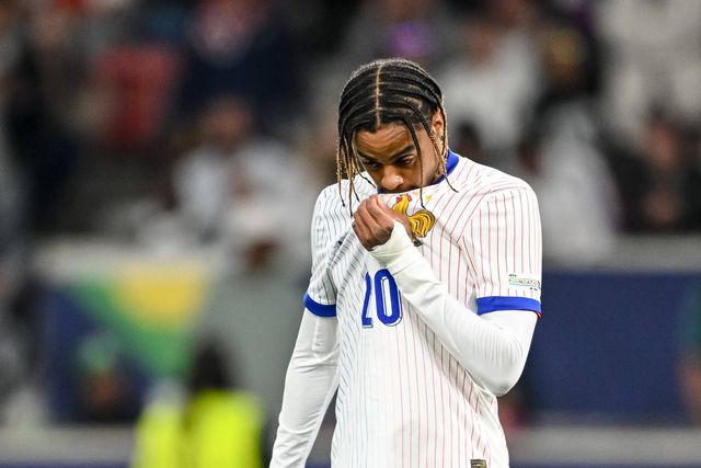 Bradley Barcola ao serviço da seleção de França (IMAGO)