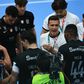 O treinador da equipa de andebol do Sporting, Ricardo Costa, liderou a equipa numa vitória implacável. Foto FAP