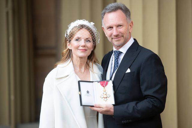 Christian Horner ao lado da mulher, a ex-Spice Girl, Geri Halliwell, que esteve sempre ao seu lado. IMAGO