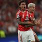 Richard Ríos e Enzo Barrenechea, médios do Benfica - Foto Miguel Nunes