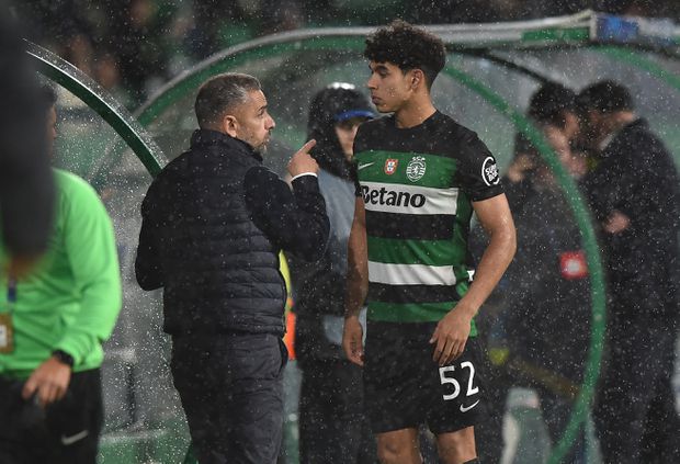 Rui Borges utilizou João Simões esta época apenas em três jogos, com Famalicão, Moreirense e Nápoles, num total de 81 minutos- Foto: MIGUEL NUNES