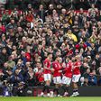 Festejos do Manchester United frente ao Sunderland